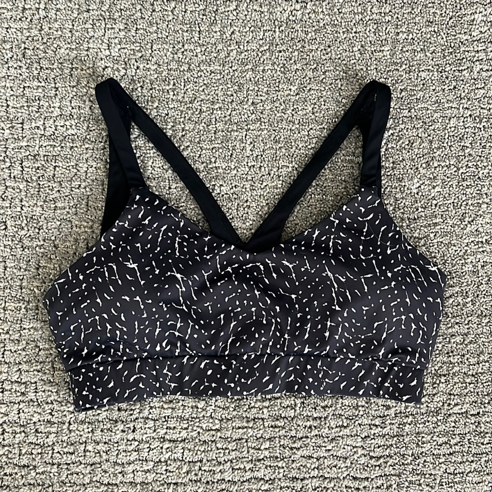 Black Cleo Harper Sports Bra - Size Medium